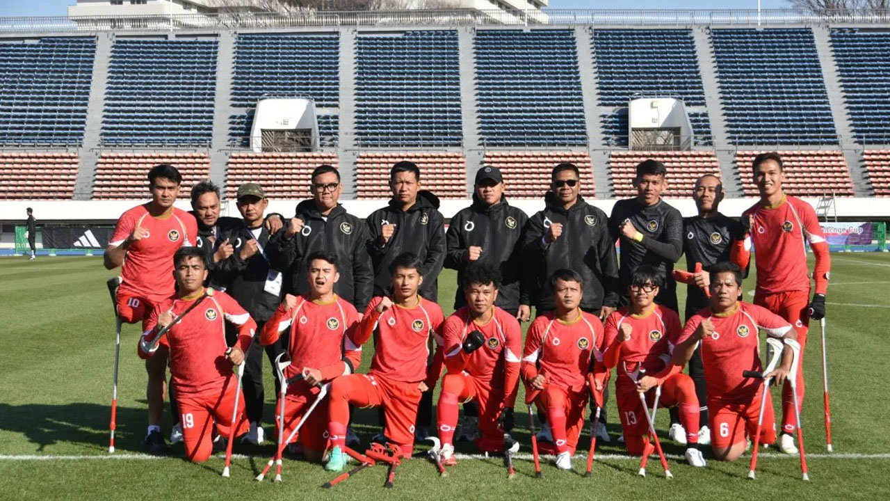 KBRI Tokyo Apresiasi Usaha Timnas RI di Amputee Football ICC 2026